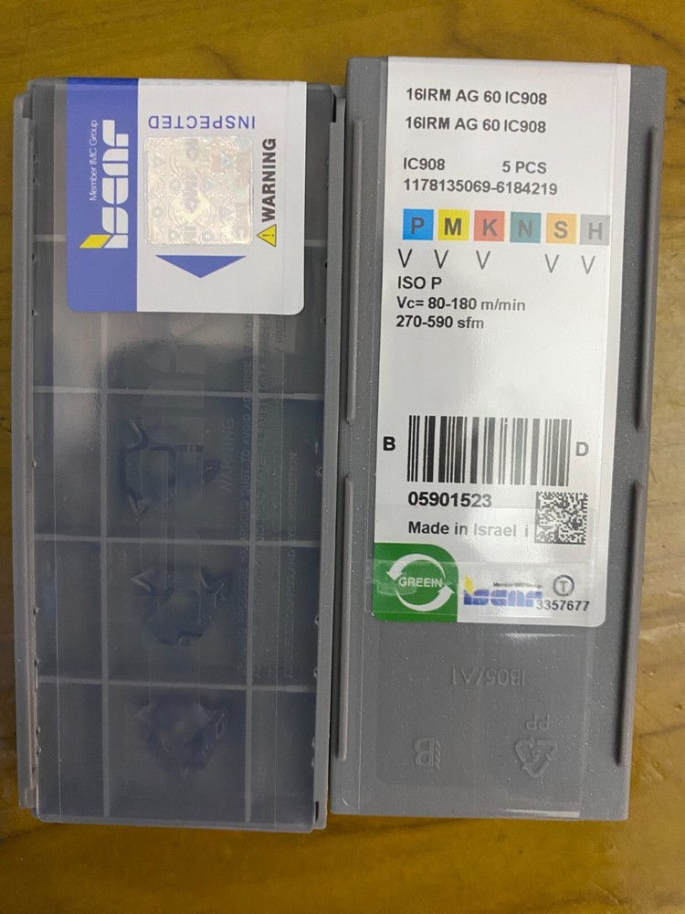 16IRM AG60 IC908/ISCAR  5PCS/BOX