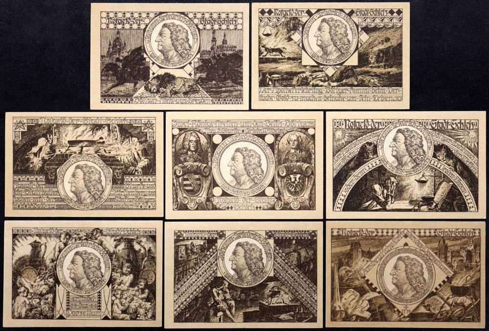 SCHLEIZ 1921 "Alchemy & Magic" Complete Series German Notgeld