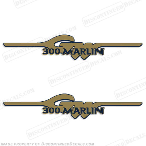 Fits Grady White 300 Marlin Logo Decals