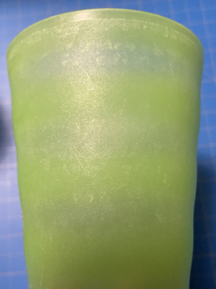 Tupperware Impressions 11oz Green 3 Cups