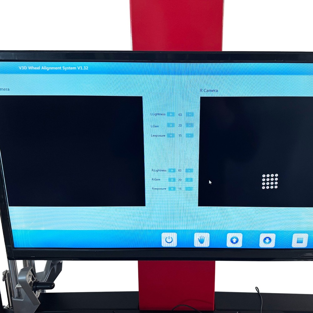 110V Commercial 3D Wheel Alignment System LED Smart Alignment Machine 0.01°