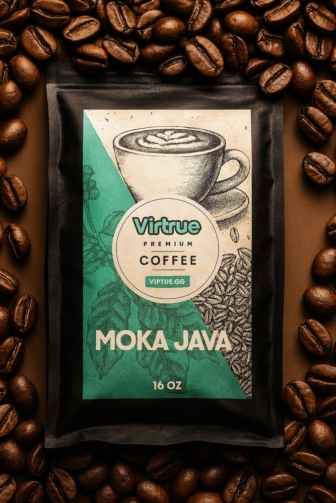 Moka Java Light Roast Coffee 16oz – Ground/Whole Bean – Fast Shipping