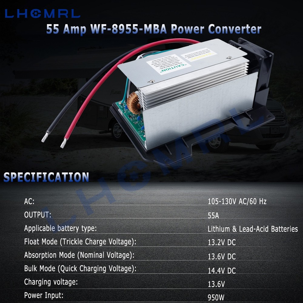 WF-8955-MBA Power Converter Assembly 55Amp for WF-8955PEC & Parallax 7155 7145