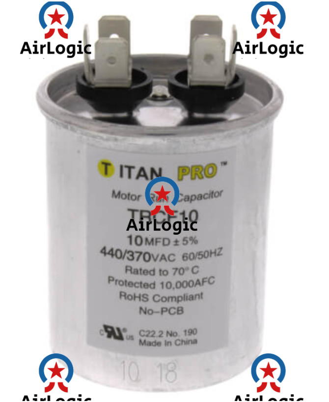 12098 Mars Mars2 Round Run Capacitor 10 uf MFD 370 volt