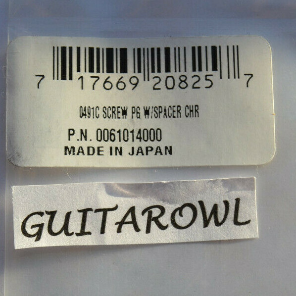 Gretsch Chrome Pickguard Screw & Spacer 0061014000