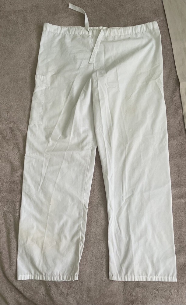 SCRUB Bottom Doctor Surgeon Nurse Orderly  White