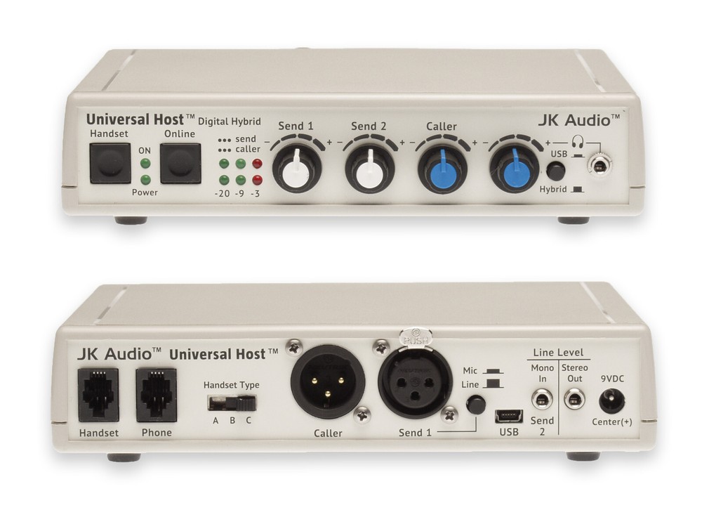JK Audio Universal Host Digital Hybrid USB Phone Line Audio Recording Interface