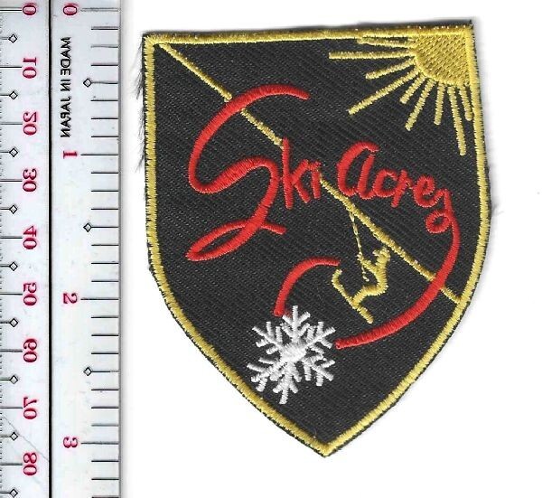 Skiing Washington State Ski Acres Snoqualmie Pass Patch NO TARIFF