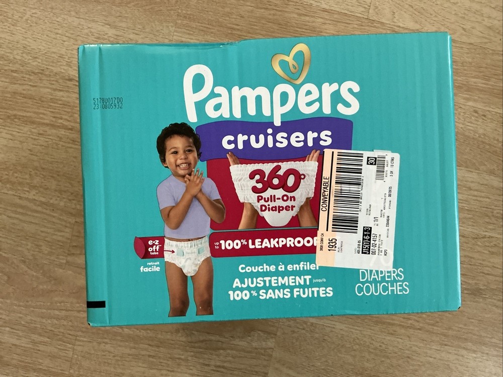 Pamper Cruisers E Z Off Tabs Size 7 Count 70