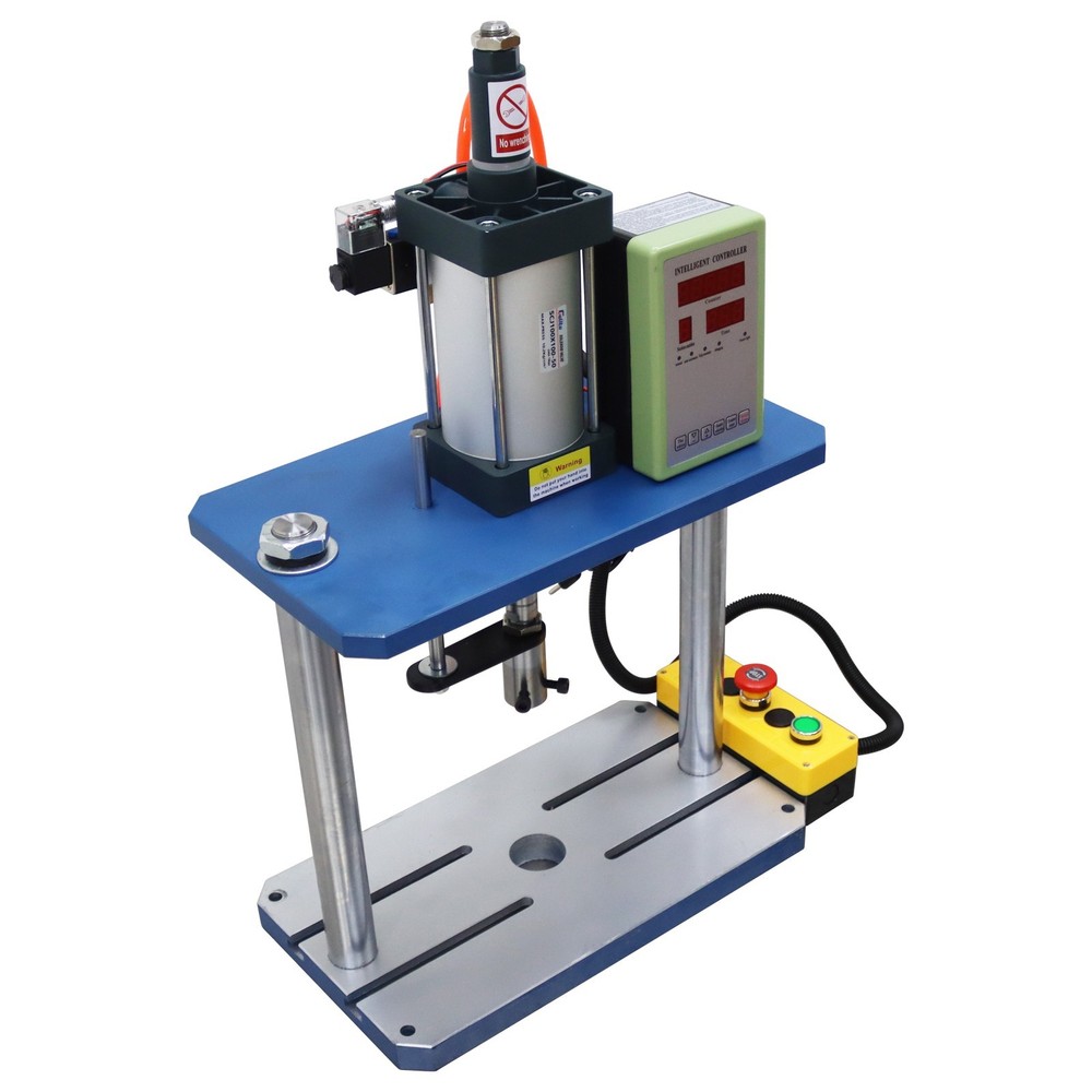 110V 2 Boards Adjustable Pneumatic Punch Press Machine with Controller 1102lb