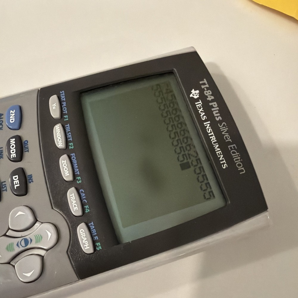 Texas Instruments TI-84 Plus Silver Edition Graphing Calculator With Cover
