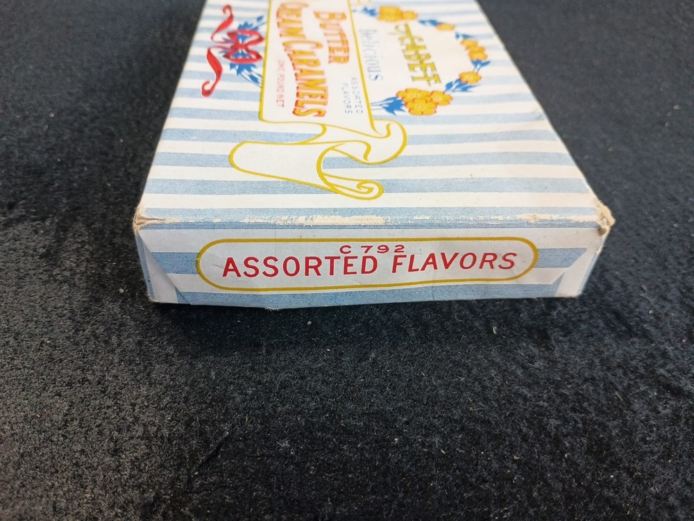 Vintage Cadet Butter Cream Caramels Candy Box Empty