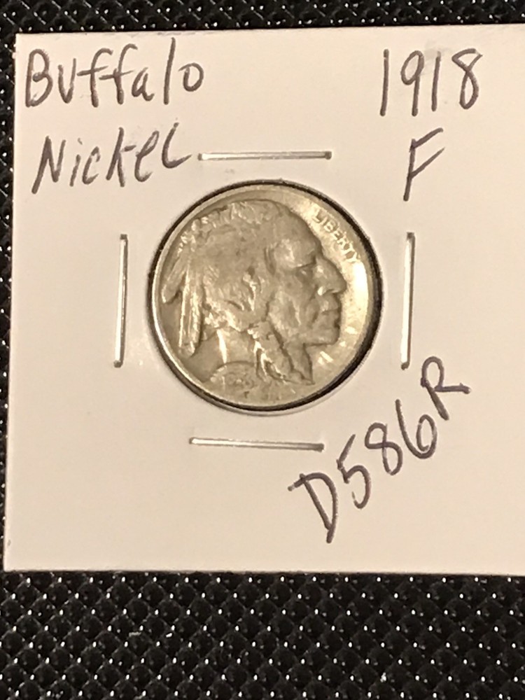 1918 Buffalo Nickel  F