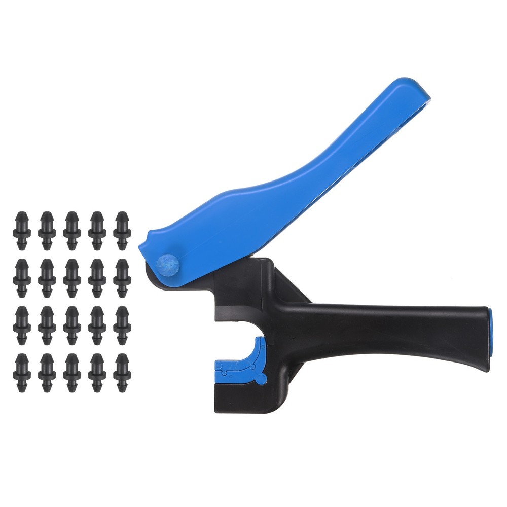 21pcs 4mm Drip Irrigation Hole Punch with Easier 1/4" Fitting Emitter Insertion