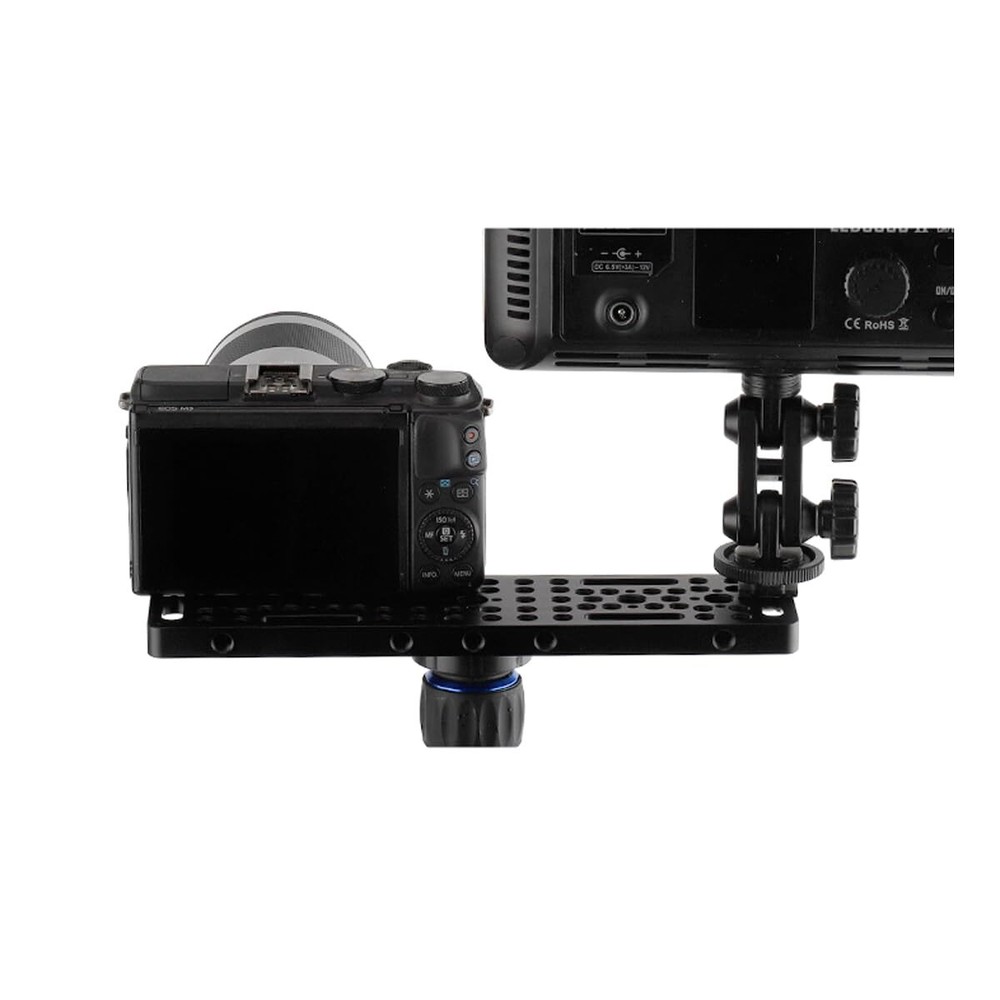 Multifunctional Cheese Plate 1/4" 3/8" Threads Camera Easy Plate Railblocks