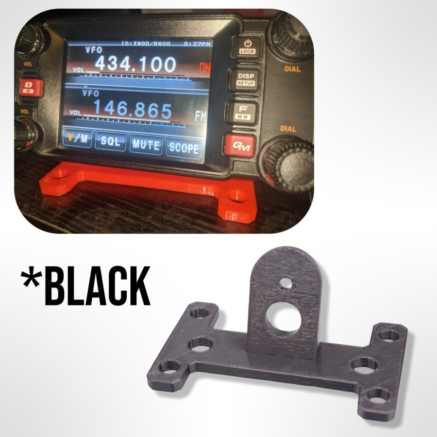 Custom Desktop Angled Stand for Yaesu FTM-400 Control Head