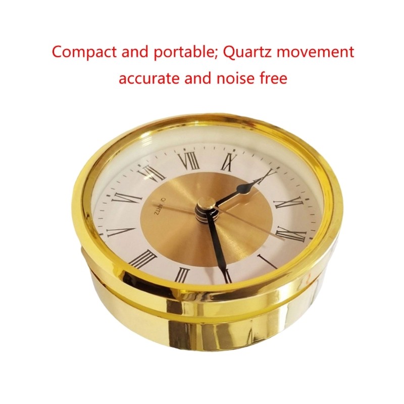 Quality 3.5in Round Clock Insert Used for Various Ceramic Handicrafts Tool
