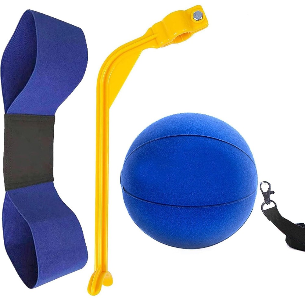 Golf Swing Training Aid Wrist Hinge Adjustable Arm Band with Hanger Smartball...