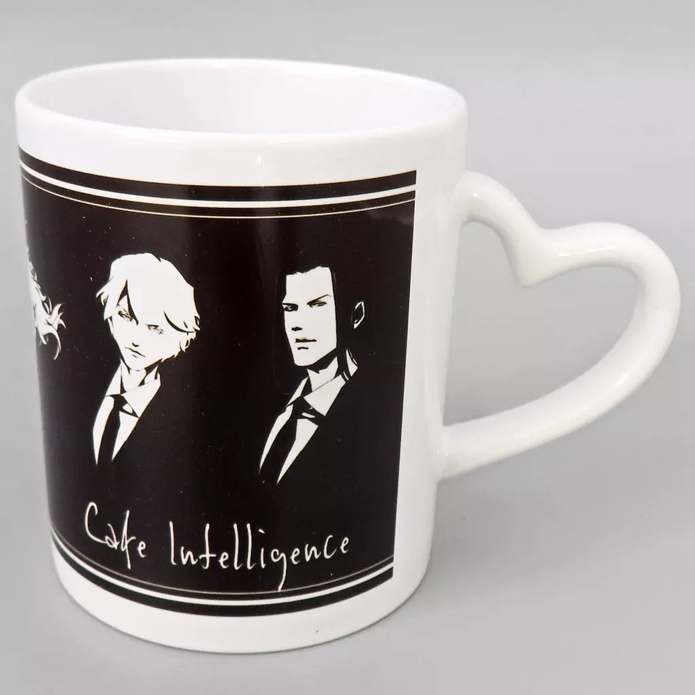 Coil+Studio Heart Handle Mug Koisuru Intelligence Cute Japan Import Used