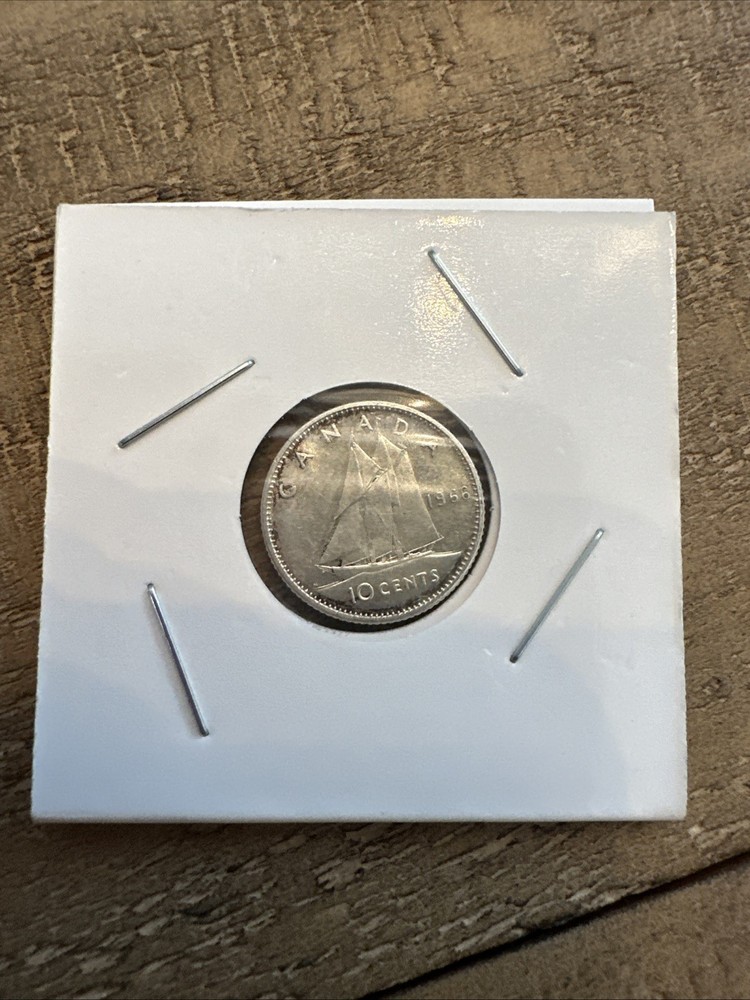 1966 canadian 10 cents silver