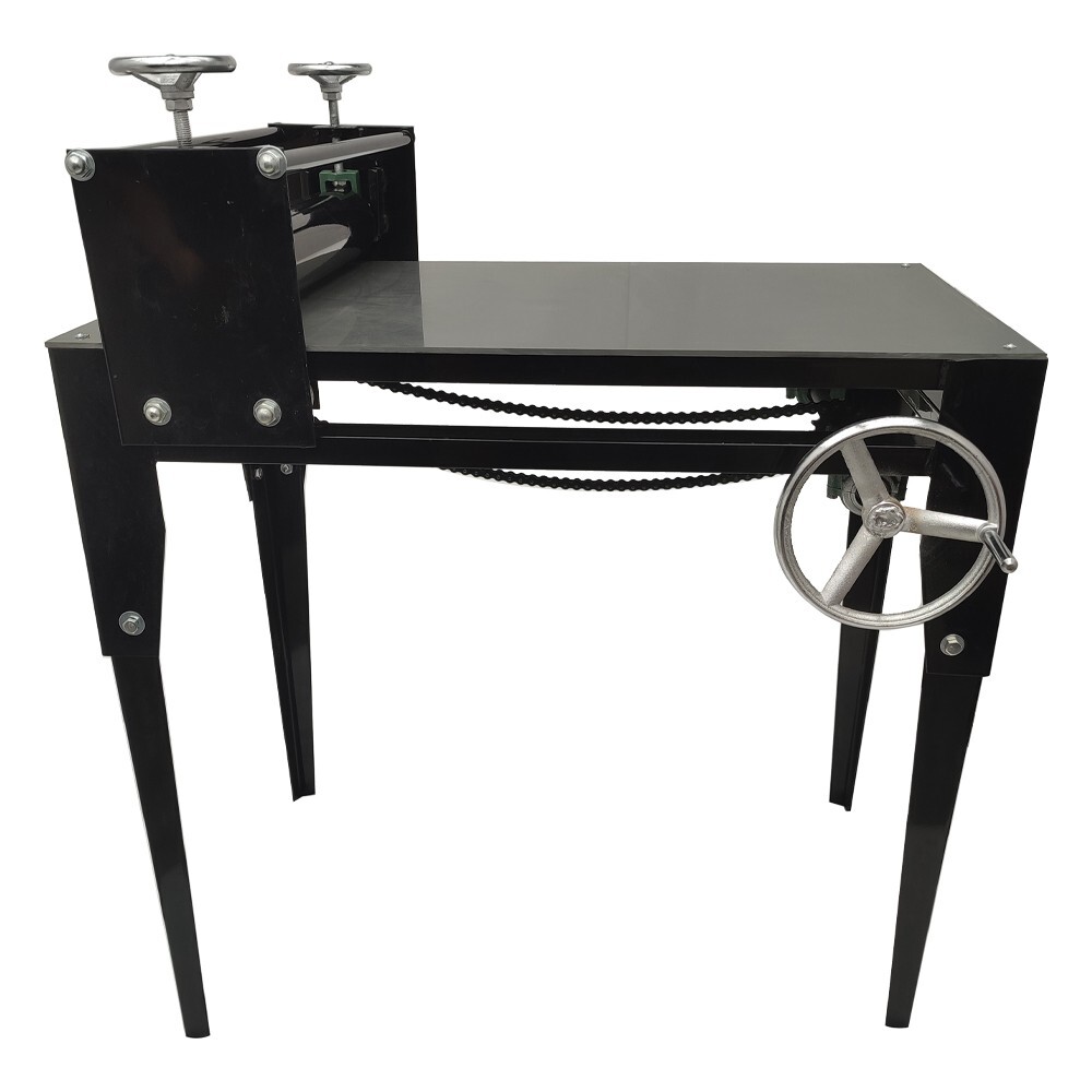 Ceramic Clay Plate Machine Single Axis Slab Roller Manual Pottory Sheet Making