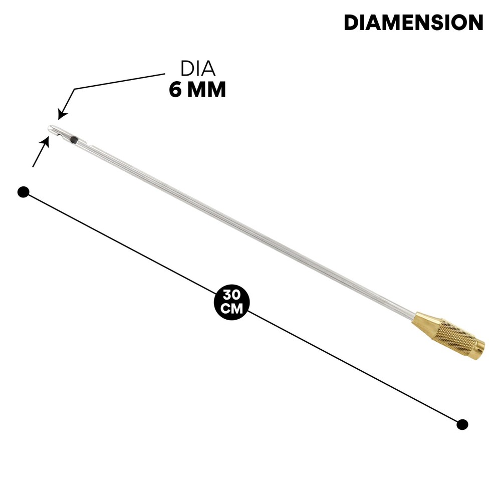Liposuction Cannulas 3 Diagonal Holes 6mmx30cm Fat Transfer Plastic Surgery Tool
