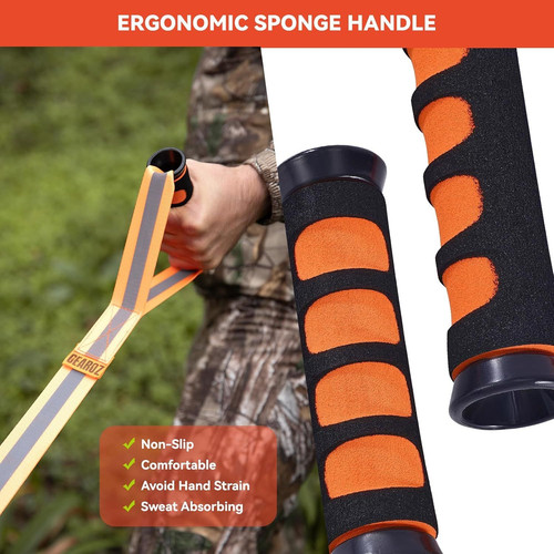 Deer Drag Ropes with Harness, 2PCS Durable Hunting Pull Strap 76"...