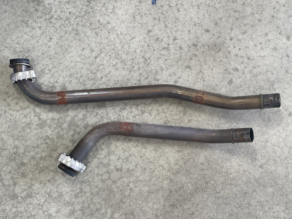 1992 Honda Shadow VT1100C OEM OE Header Pipes, Collars - Front Rear Upper Lower