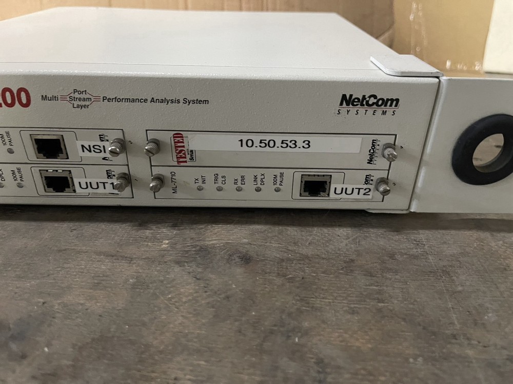 Spirent SmartBits 200 SMB-0600 w/ 3× ML-7710 Modules Network Test System As-Is