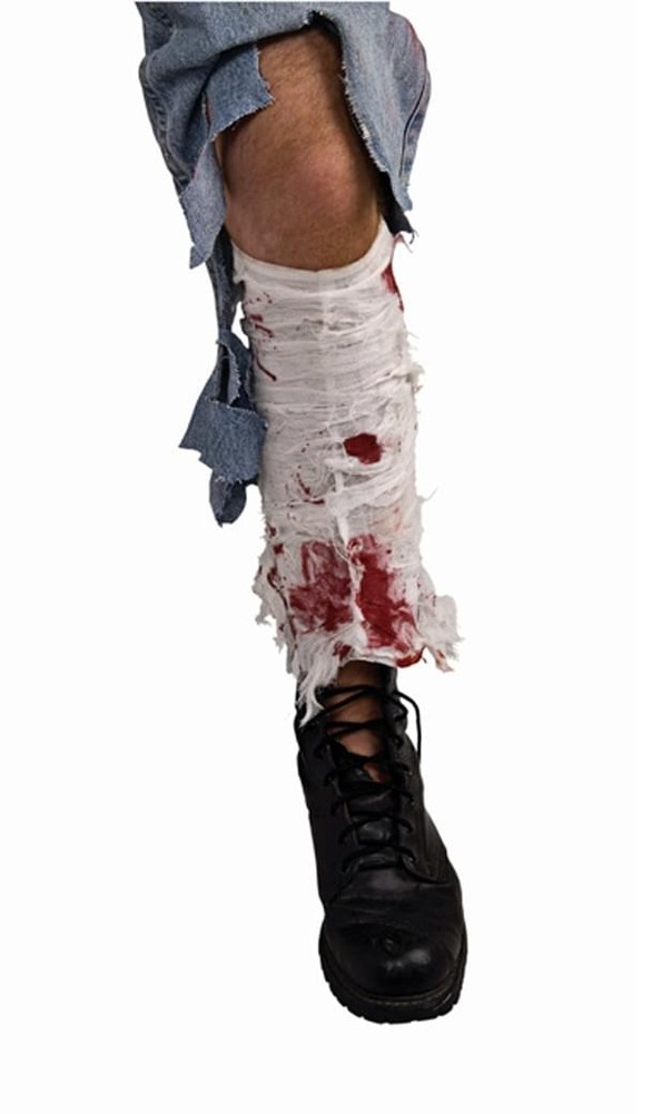 Bloody Leg Bandage Costume Accessory One Size