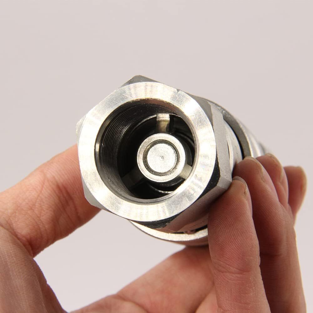 Flat Face Hydraulic Quick Connect Coupler Set, 1/2″ NPT Thread