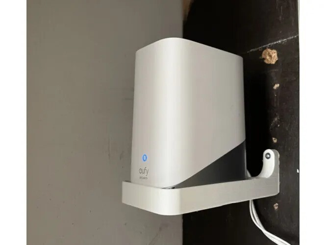 Wall Mount Base Holder for Eufy Security HomeBase 3 (WiFi Base Station)