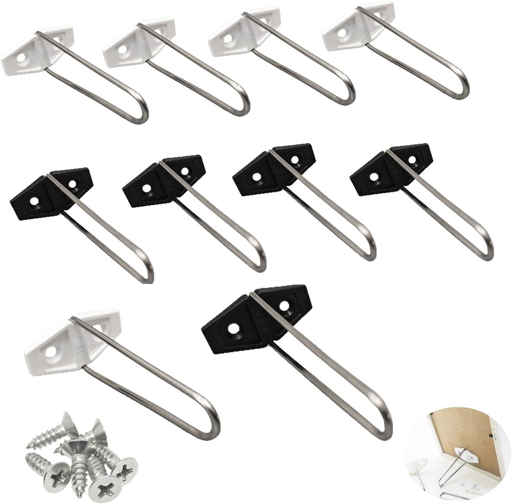 10 Pack Picture Frame Stand with Screws Table Top Display Easel Backs Tabletop P
