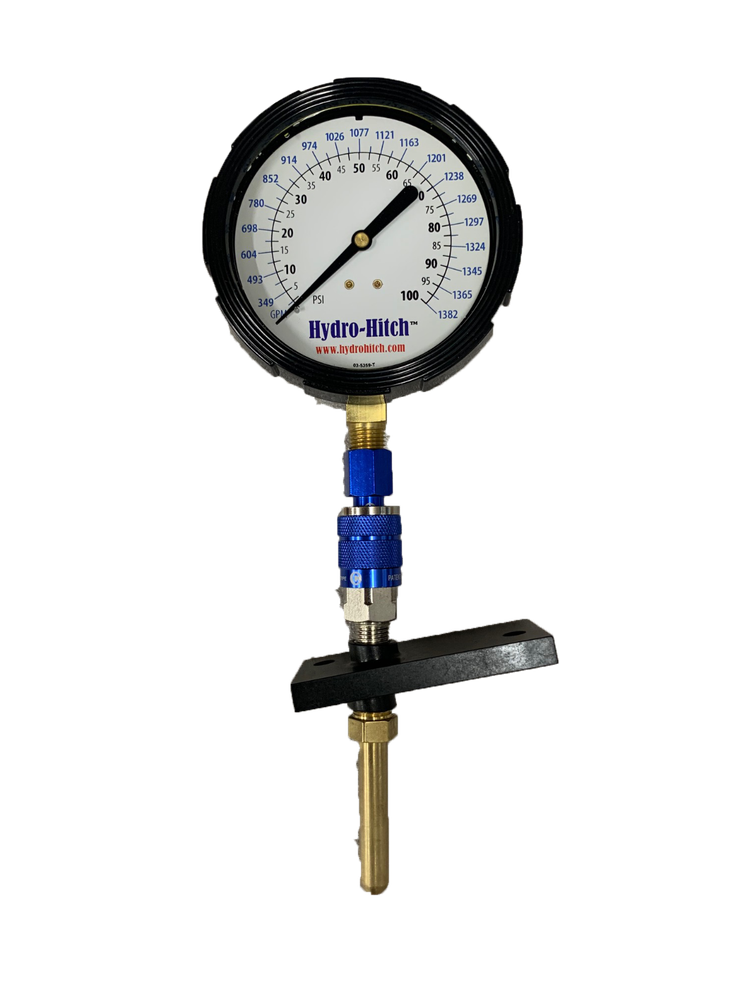 Made in USA - Aluminum 2-1/2" Flow Testing, Tablet De-Chlor & Pitot Assembly