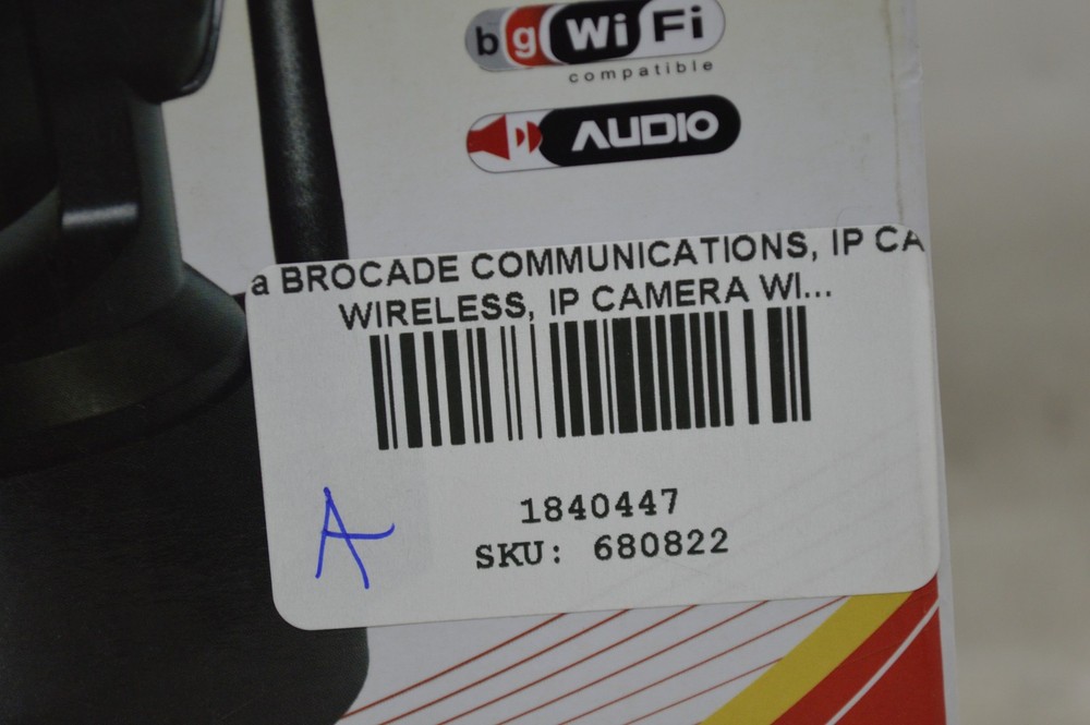 BROCADE COMMUNICATIONS IP CAMERA WIRELESS *New Unused*