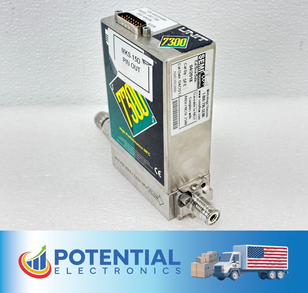 USED| Celerity / Unit UFC-7300 7300 Series High Performance Mass Flow Controller
