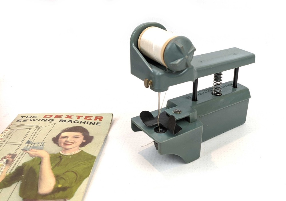 Dexter Hand Held Sewing Machine w/ Storage Pouch & Instructions - Works Great!