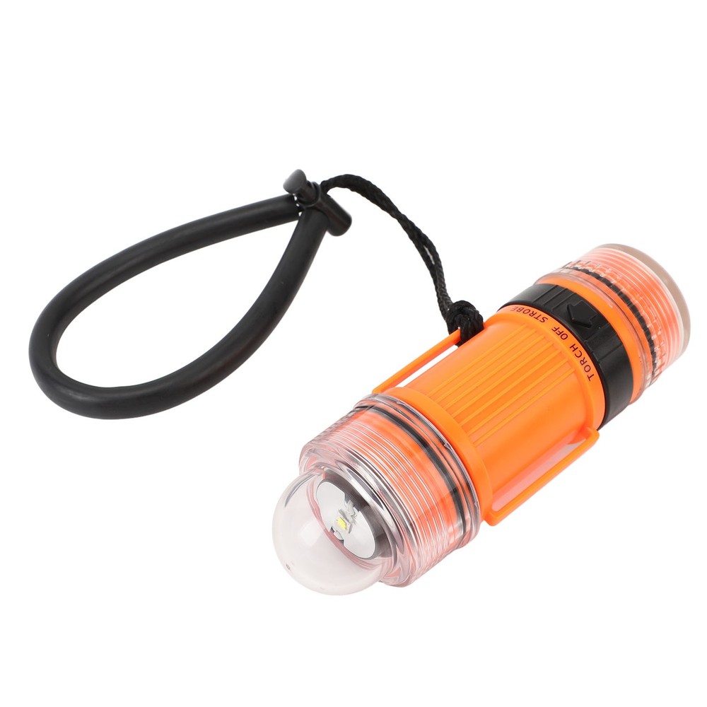 Waterproof Dive Strobe Flashlight High Brightness LED For Underwater Advent RAVV