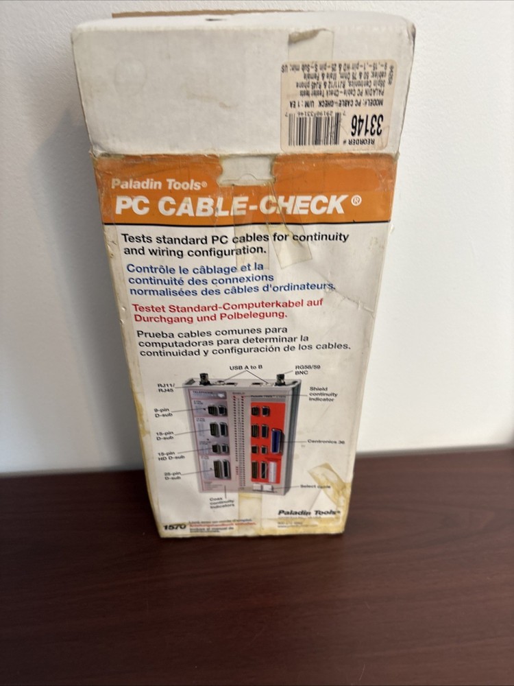 Weidmuller Paladin Tools Universal PC Cable Check 1570