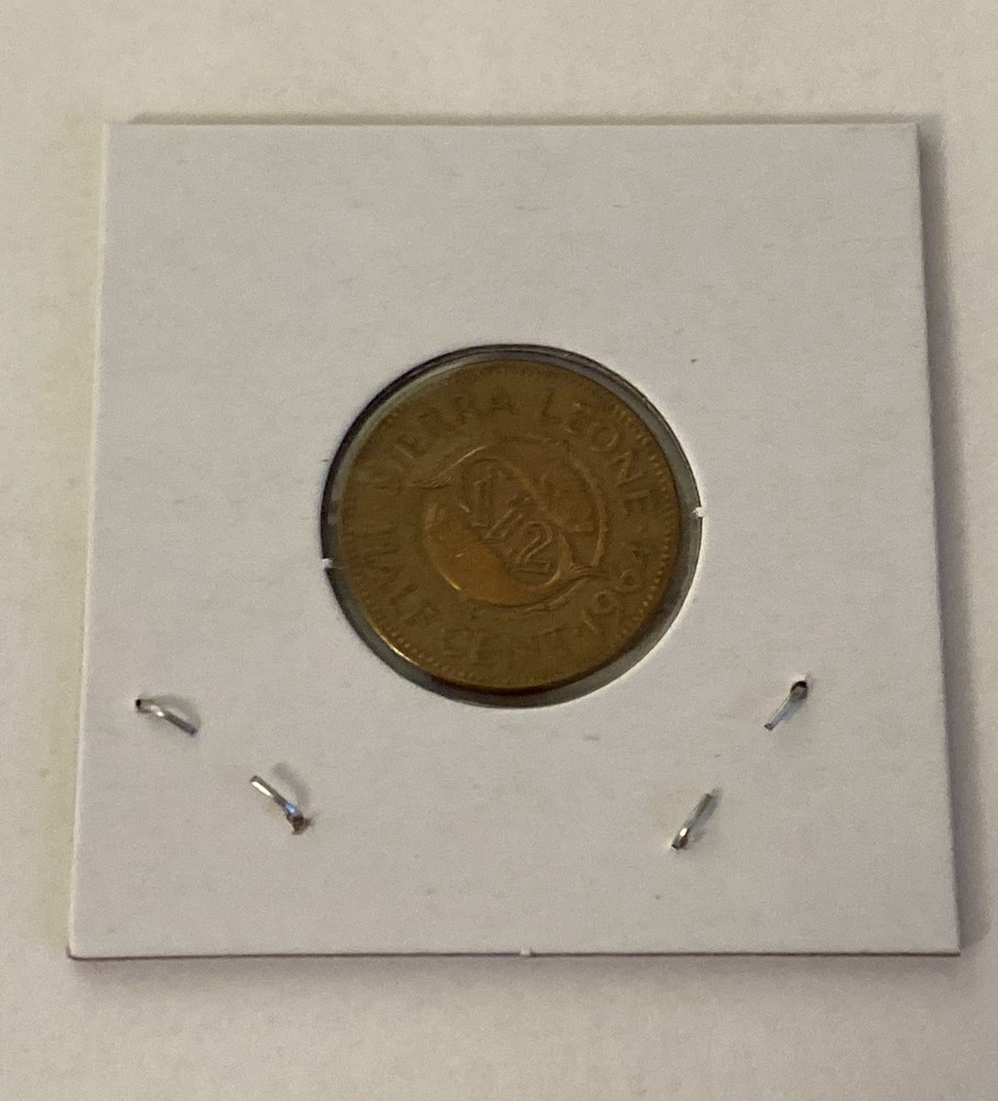 1964 Sierra Leone 1/2 Cent Coin B16