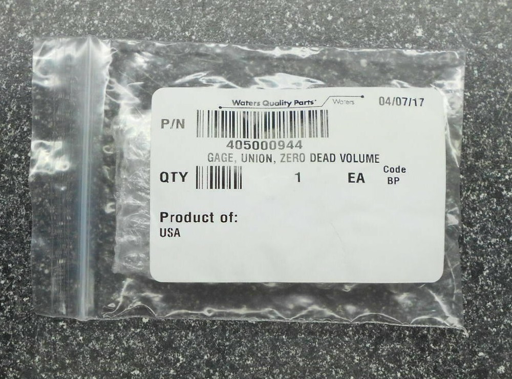 WATERS 405000944 GAGE, UNION, ZERO DEAD VOLUME