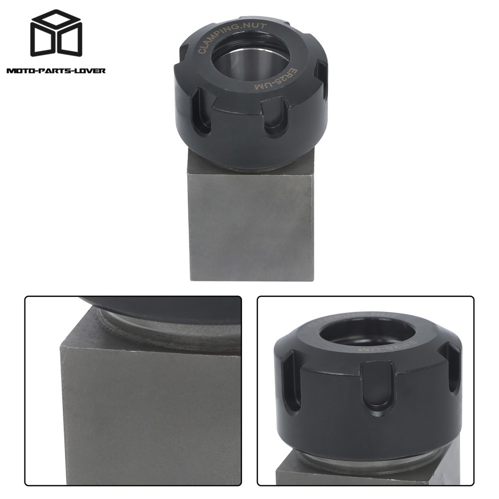 ER25 Square Tooling Block for Multi-Sided Machining Operations