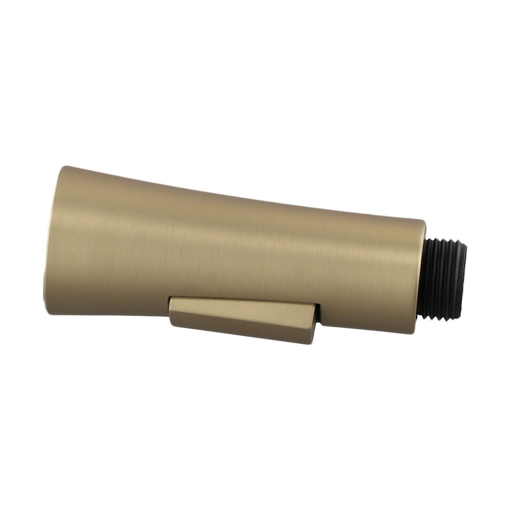 1 8 GPM Brushed Gold Pull Down Kitchen Sink Faucet with Dual Spray Modes