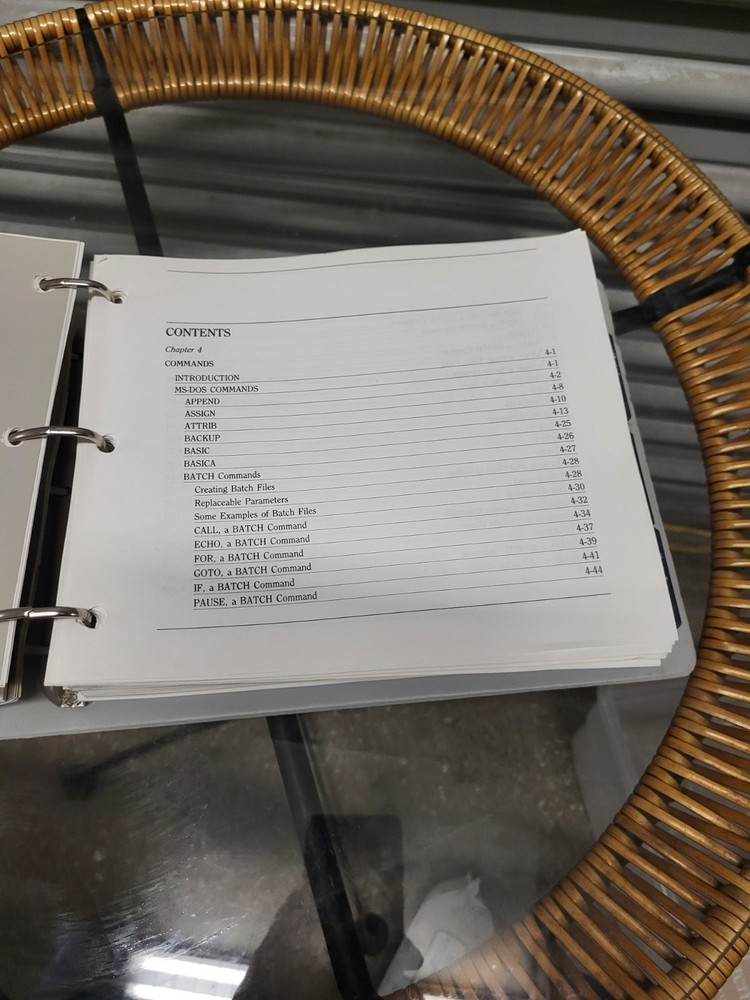 Compaq MS-DOS Version 3 Reference Guide