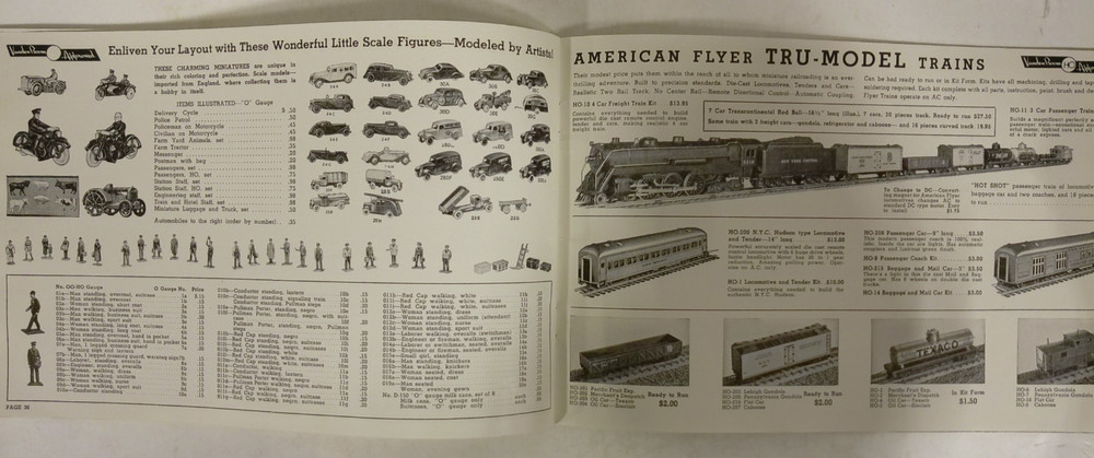 Vanden Boom Mini-Train 1940 Catalog