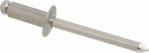 100 Count Marson 44283 Aluminum Open End Button Head Blind Rivets
