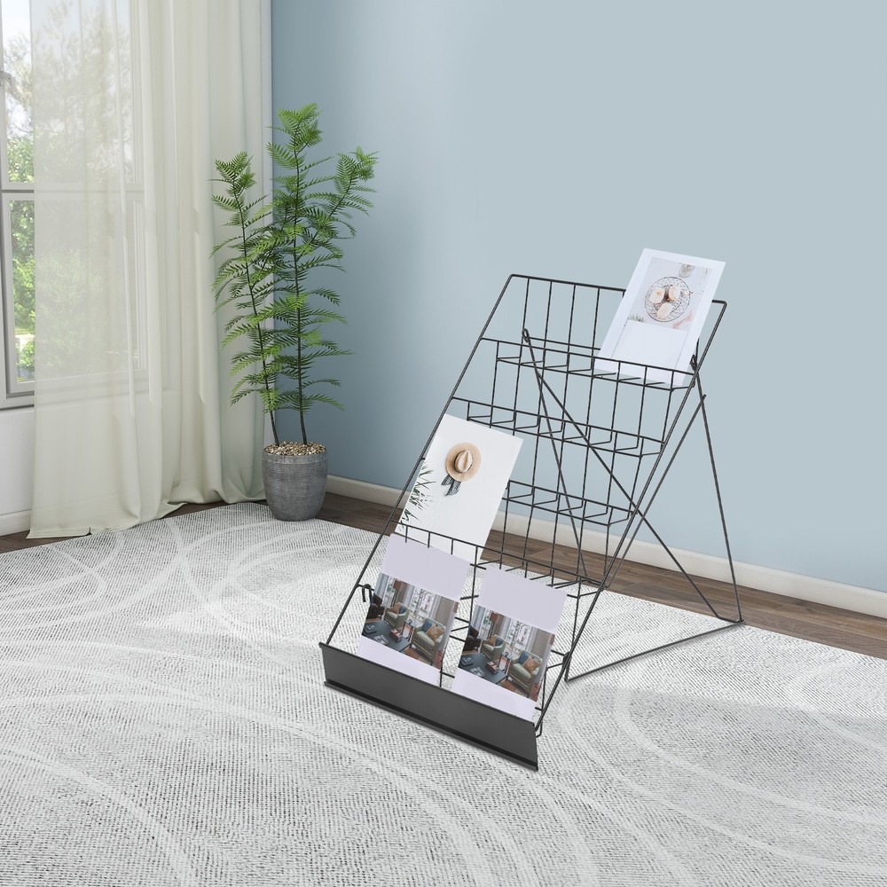 Wire Countertop Rack, Book Display Rack, Free Standing Comic Book Display Rack