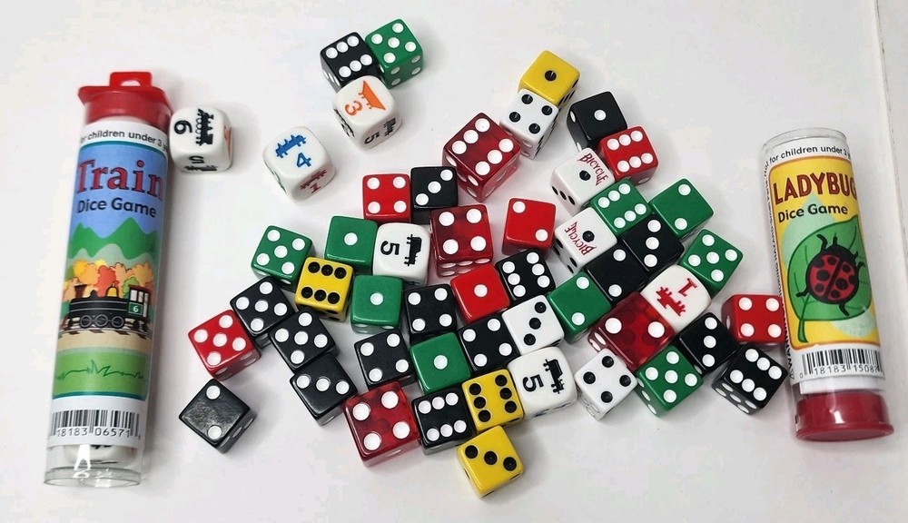 Lot of 50+ Miscellaneous Dice