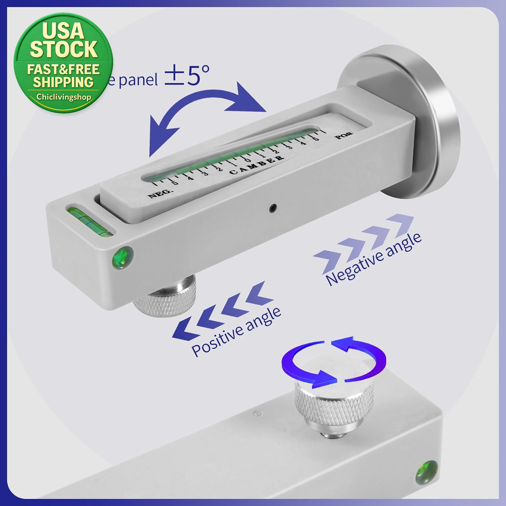 Adjustable Magnetic Gauge Tool Wheel Camber Caster Alignment 2 Pack