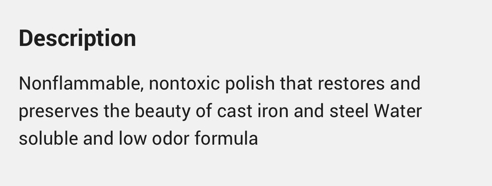 Imperial Stove Polish Paste - 6 oz, Black (KK0059)